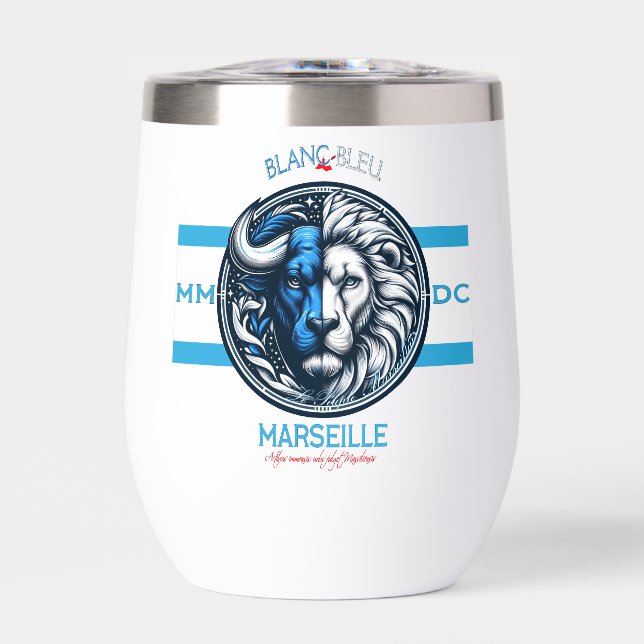 Gourde Marseille Fan Sportfans (Vorderseite)