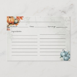 Gourdegous Basic Rezept Card Begleitkarte