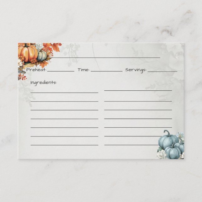 Gourdegous Basic Rezept Card Begleitkarte (Vorderseite)