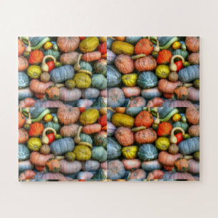 Gourds and Pumpkin Fotografy Pattern Fotografie Puzzle