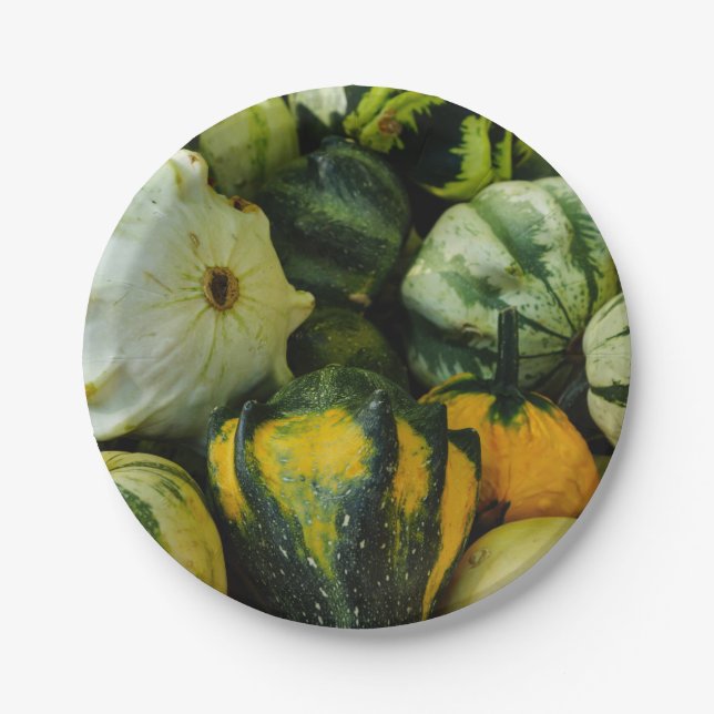 Gourds Galore Pappteller (Vorderseite)