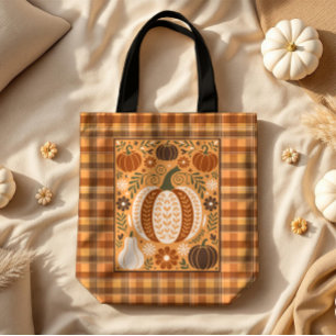 Gourds Herbst Kunst, Dichtung und Musik Kariert
