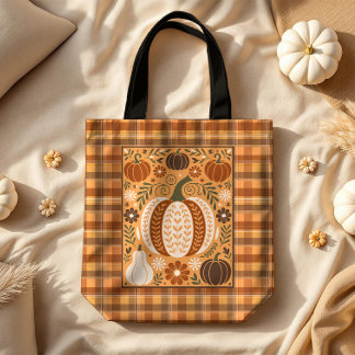 Gourds Herbst Kunst, Dichtung und Musik Kariert