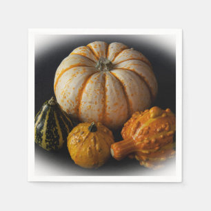 Gourds & Pumpkin Vignette Serviette