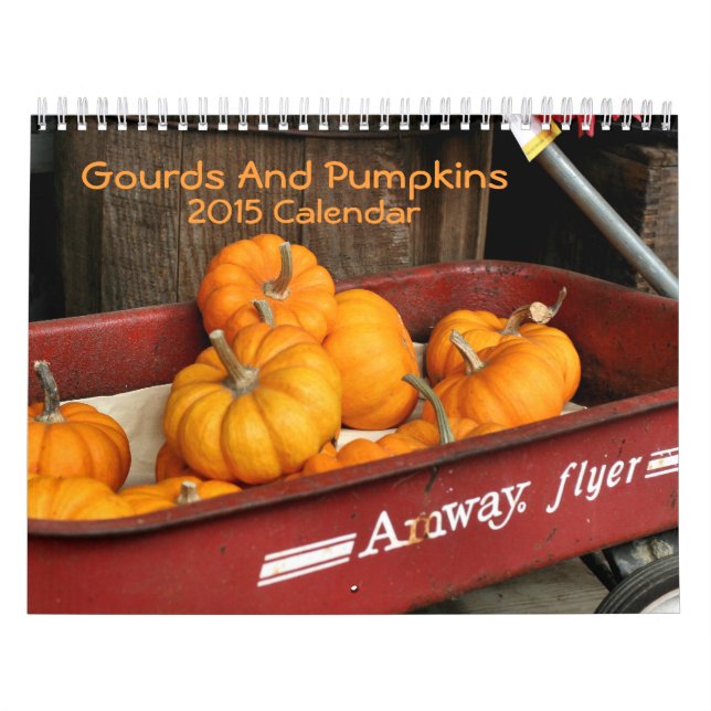 Gourds und Pumpkins Fotografie Kalender (Titelbild)
