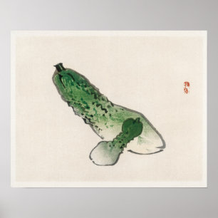 Gourds von Kōno Bairei (1844-1895) Poster