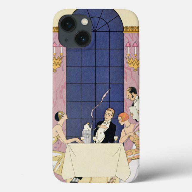 Gourmands, 1920-1930 (pochoir print) Case-Mate iPhone hülle (Rückseite)