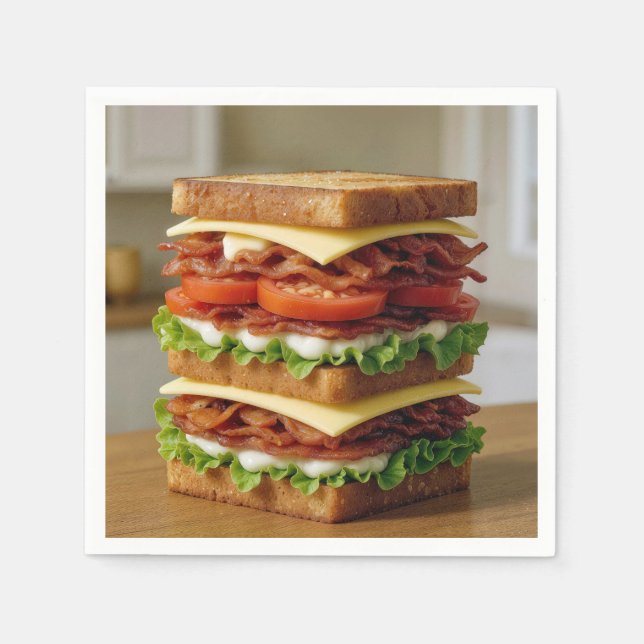 Gourmet-B.L.T.-Sandwich Serviette (Vorderseite)