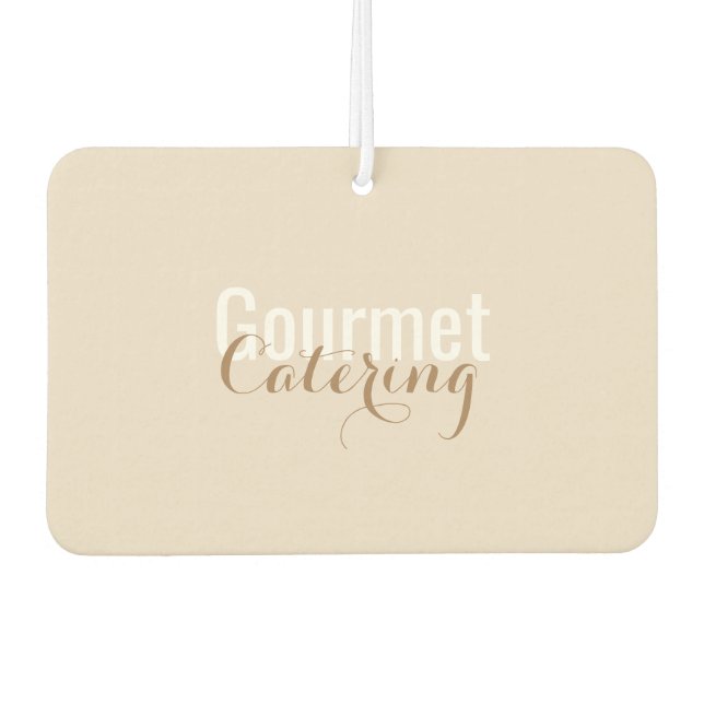 Gourmet Catering Air Freshener Autolufterfrischer (Vorderseite)