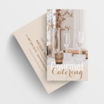 Gourmet Catering Business Card