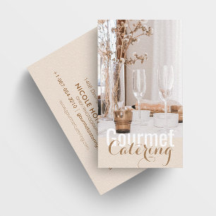 Gourmet Catering Business Card Visitenkarte