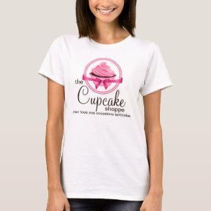 Gourmet Cupcake Bakery Custom T-Shirt