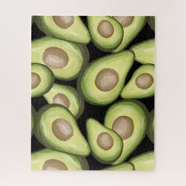 Gourmet Fresh Cut Vegan Avacados Puzzle (Vertikal)