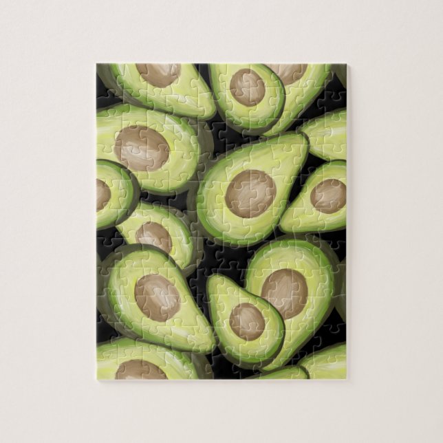 Gourmet Fresh Cut Vegan Avacados Puzzle (Vertikal)