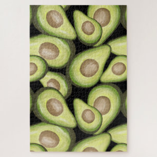 Gourmet Fresh Cut Vegan Avacados Puzzle