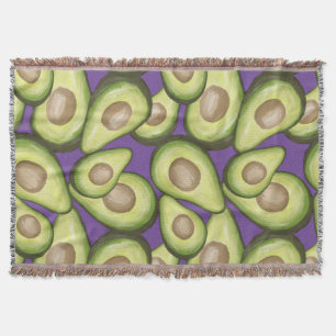 Gourmet Fresh Cut Vegan Avocado Muster Decke