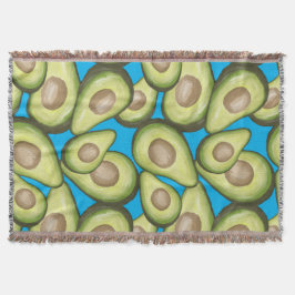 Gourmet Fresh Cut Vegan Avocado Muster Decke