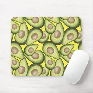 Gourmet Fresh Cut Vegan Avocado Muster Mouse Pad Mousepad