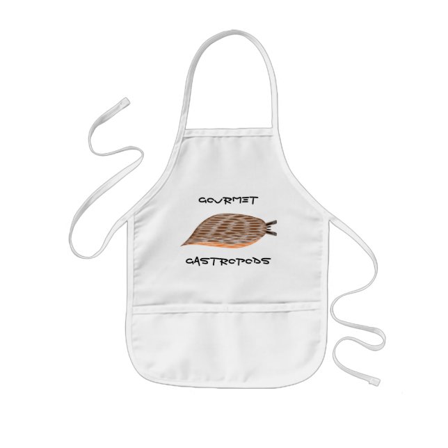 Gourmet Gastropods Kinder Kochen Schürze (Vorne)