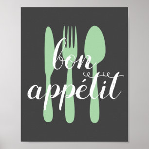 Gourmet Küche Zitat Wort Kunst Moderne Stil Poster