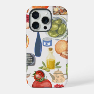 Gourmet-Lebensmittel-Collage-Handyhülle iPhone 15 Pro Hülle