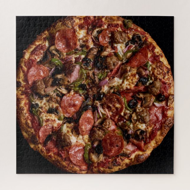 Gourmet-Pizza-Kollektion Puzzle (Vertikal)
