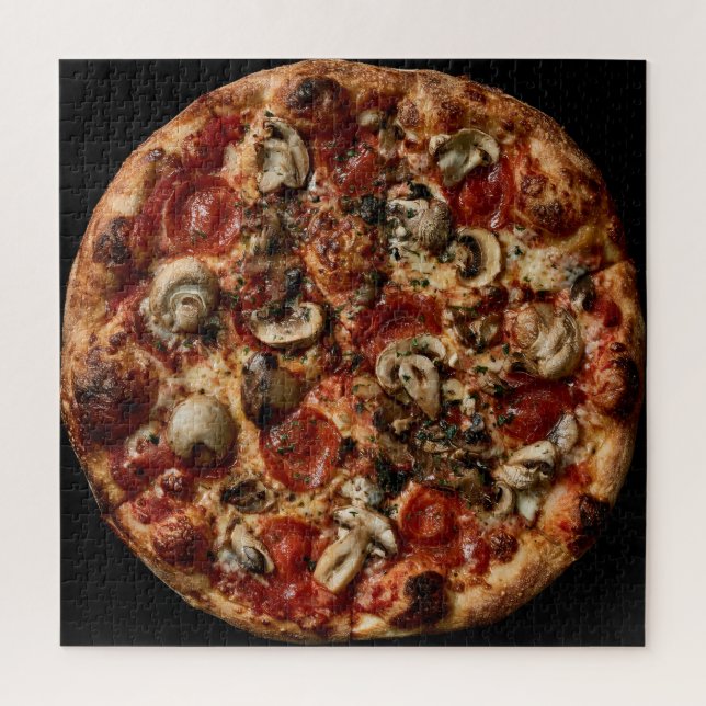 Gourmet-Pizza-Kollektion Puzzle (Vertikal)