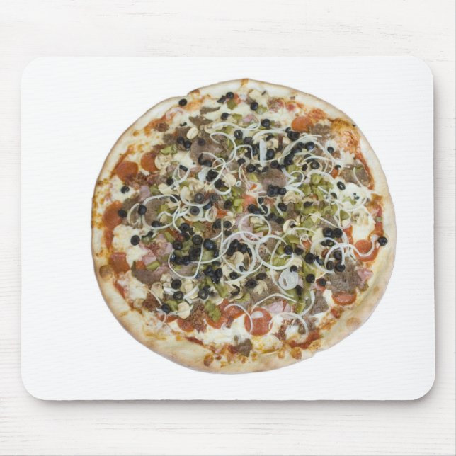 Gourmet Supreme Pizza Mousepad (Vorne)