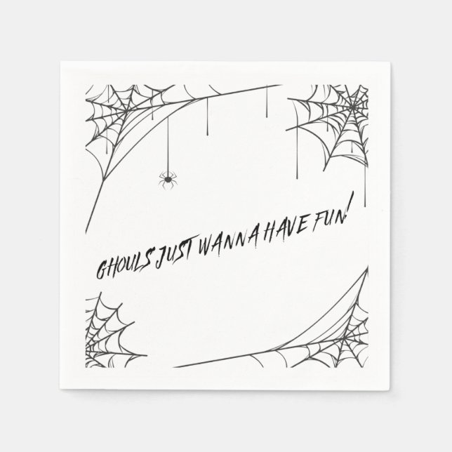 Gourmets wollte einfach Spaß zu haben - Luxus-Cock Serviette (Vorderseite)