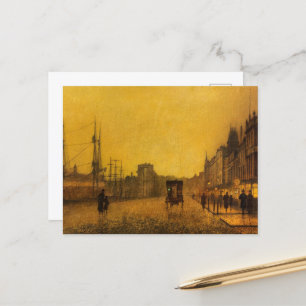Gourock Dock, Glasgow, von John Atkinson Grimshaw Postkarte