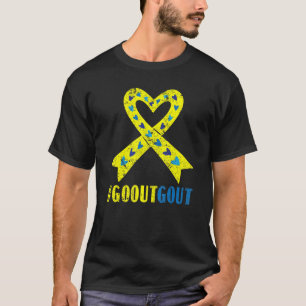 Gout Gout Warrior Podagra Gout Bewusstseinserkrank T-Shirt