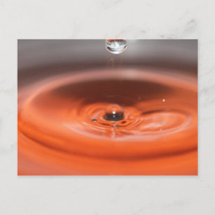 Goutte d'eau postkarte