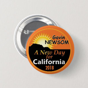 Gouverneur 2018 Gavin NEWSOM Button
