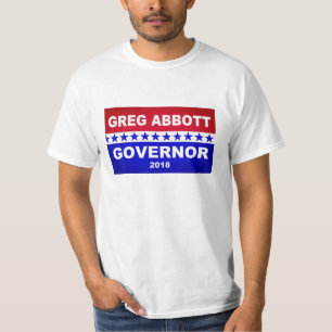 Gouverneur 2018 Greg Abbott Texas T-Shirt