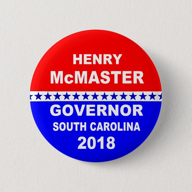 Gouverneur South Carolina 2018 Henrys McMaster Button (Vorderseite)