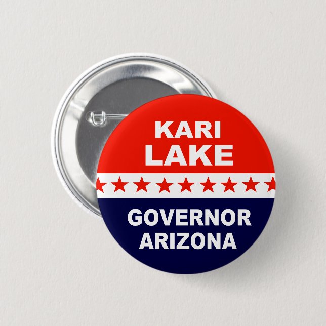 Gouverneur von Kari Lake Arizona Button (Vorne & Hinten)
