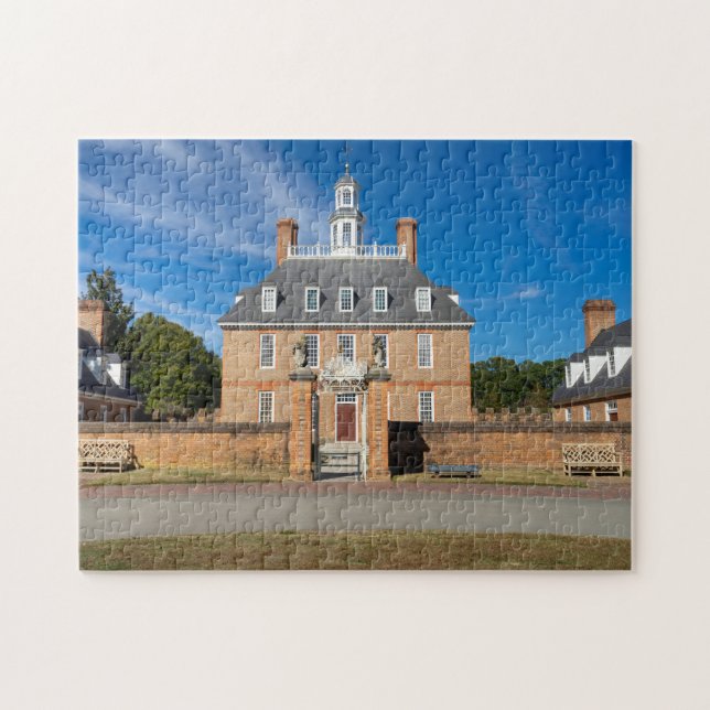 Gouverneurspalast in Williamsburg Puzzle (Horizontal)