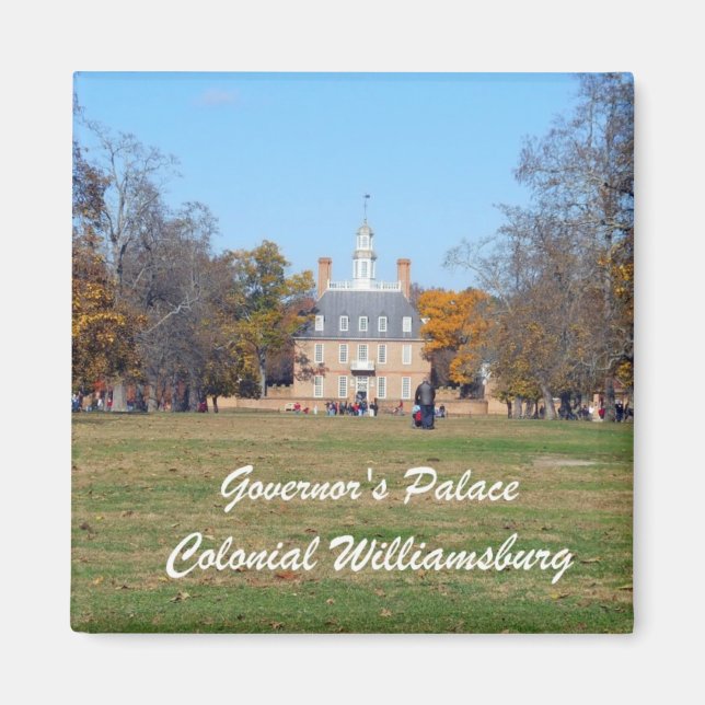 Gouverneurspalast, Kolonial-Williamsburg Magnet (Vorne)