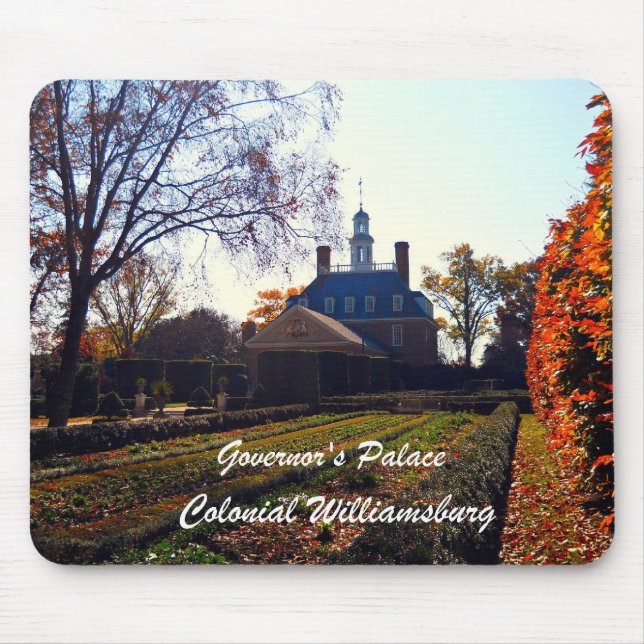 Gouverneurspalast, Kolonial-Williamsburg Mousepad (Vorne)