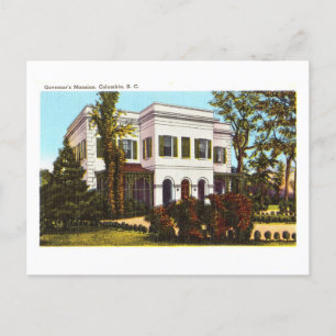 Gouverneursvilla in Columbia, South Carolina, Postkarte