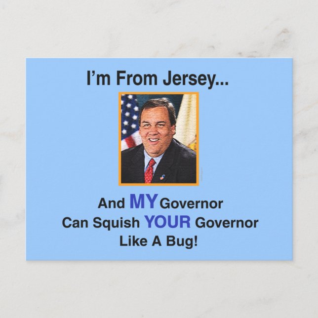 Gov. Chris Christie Postcard Postkarte (Vorderseite)