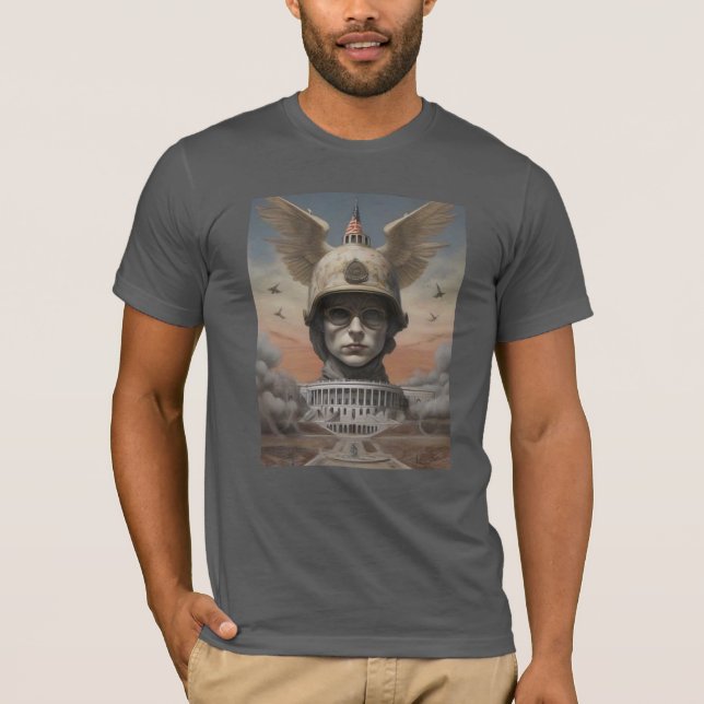 Government Psyop AI Design T-Shirt (Vorderseite)