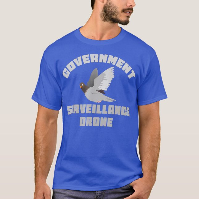 Government Sureillance Drone Shirt Pigeon Bird (Vorderseite)