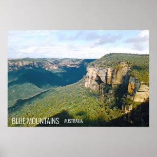 Govetts Leap Blue Mountains Australien Reise Poster