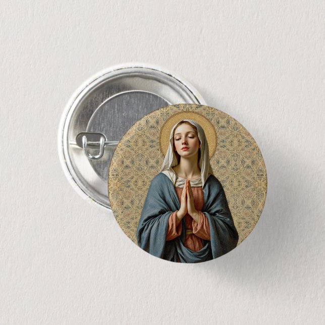 Gövine Grace Gebet Button (Vorne & Hinten)