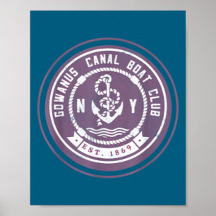 Gowanus C Boot Club Lustig Brooklyn New York Also Poster