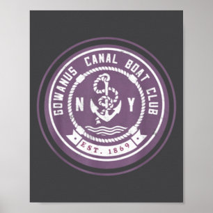 Gowanus C Boot Club Lustig Brooklyn New York Also Poster