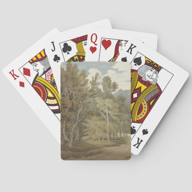 Gowbarrow Park, Ullswater (von John White Abbott) Spielkarten (Rückseite)