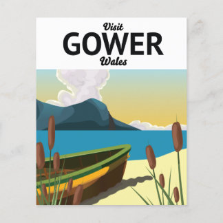 Gower Wales Reiseplakat