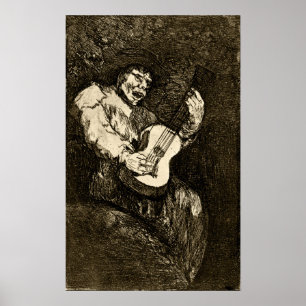 Goya - Blind Sänger 1820 Poster